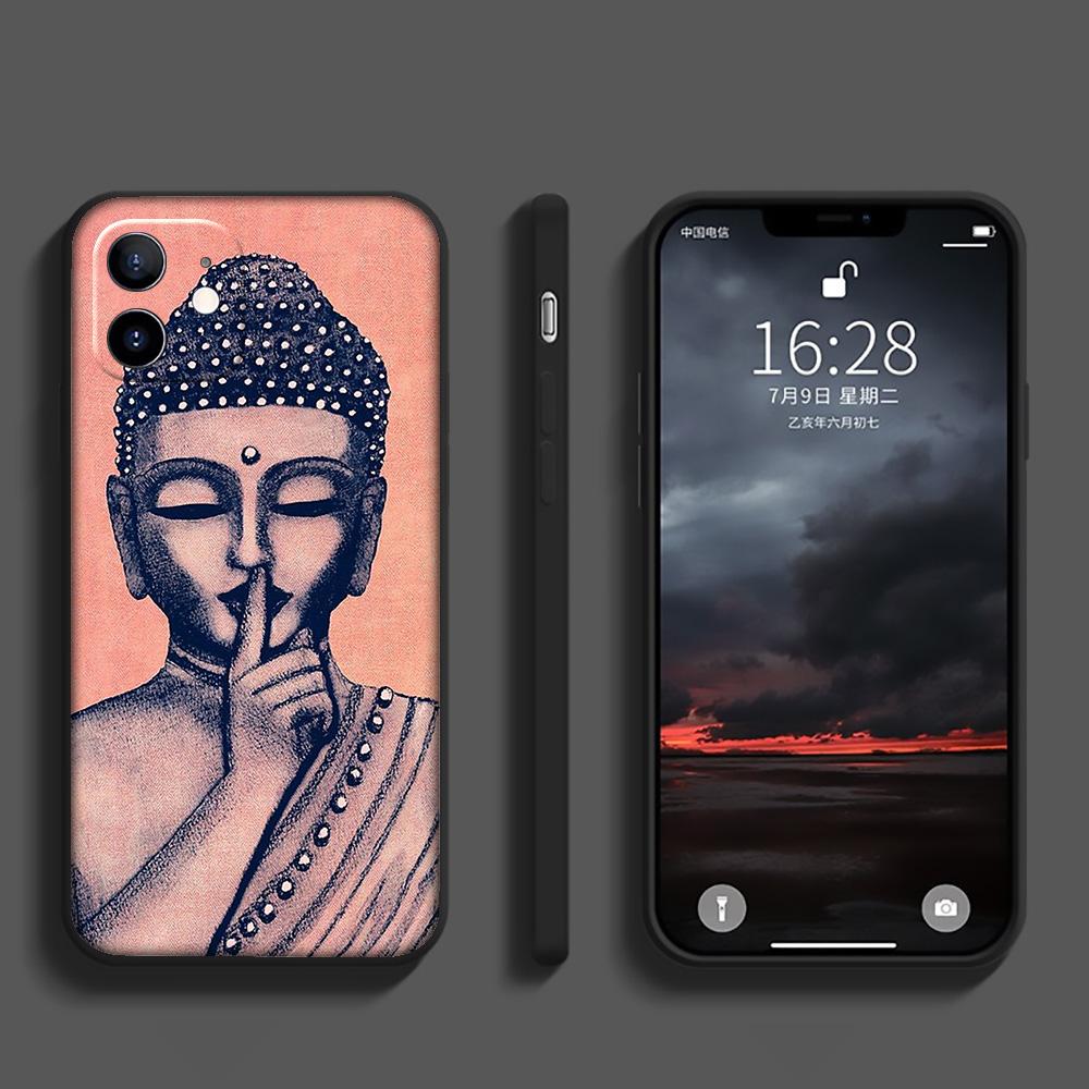 GX45 Budha To Buddha Silicone Soft Case for iPhone 13 12 Mini 11 Pro XS Max XR X 8 7 6 6S Plus 5 5S SE 2020