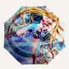 Sailor Moon Crystal Brooch Pin  Anime Accessory for Fans Umbrella, Portable 3 Fold Compact Umbrella for Men & Women,S78