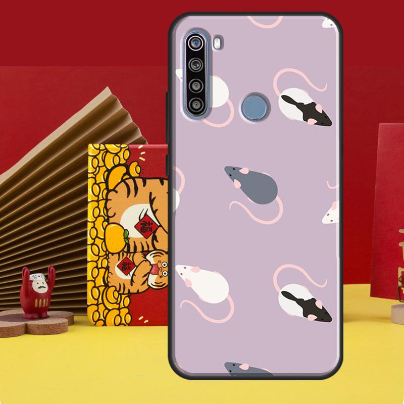 Mouse Rat Case For Redmi Note 12 10 8 9 11 Pro Cover For Redmi Note 12S 11S 10S 9S 8T 9C 10C 12C Coque