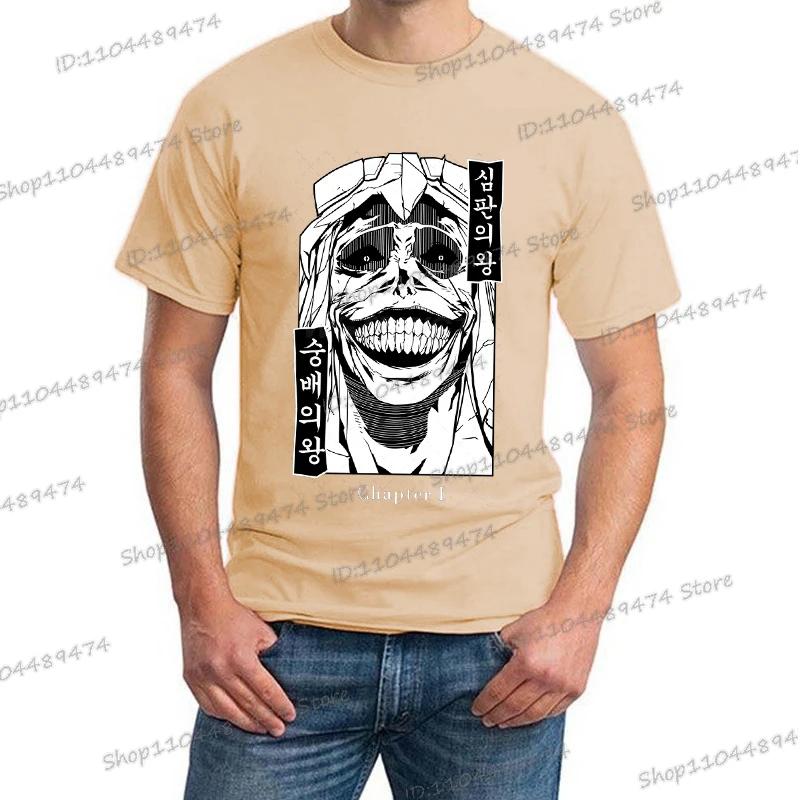 Anime T-Shirt Comic Solo Leveling Fashion Men's Clothing Short Sleeve Harajuku Sung Jin-Woo Tops Solo Leveling Unisex Streetwear