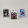 Acrylic Display Holder Transparent Triangle Commemorative Coin Small Photo fram Card Holder Rack Phone Stand Home Decor