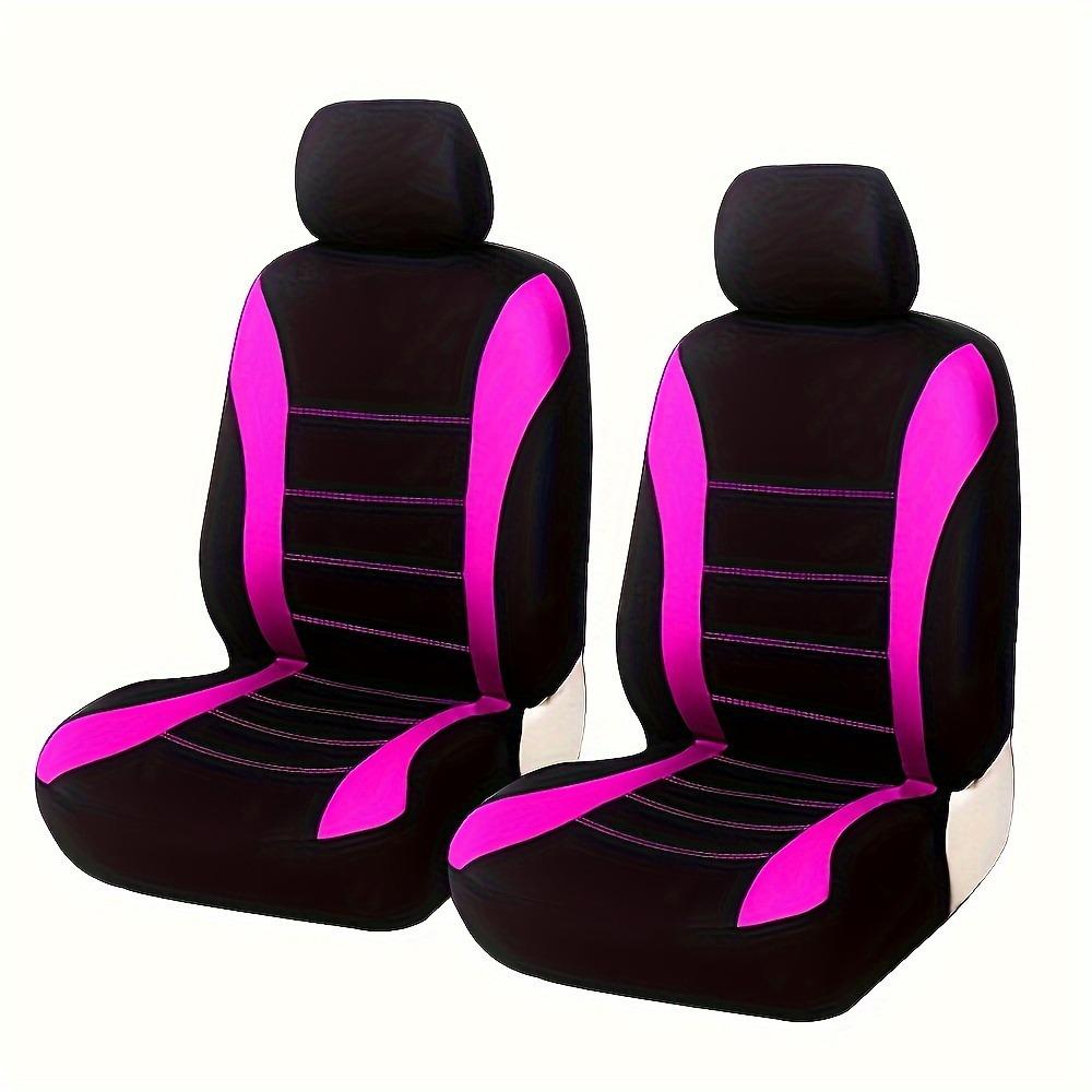 Universal All-Season Car Seat Covers & Cushions Set - 4-Piece Fully Enclosed Design