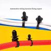 100pcs Self-Locked Nylon Cable Tie Push Clips For Car Wiring Harness Fixed Cable Tie Buckle Straps Car Accessories