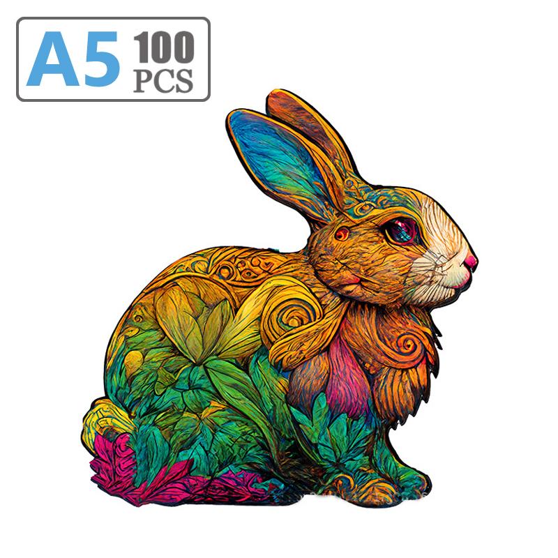 Elefant colorat, iepure, fluture, puzzle din lemn, puzzle 3D personalizat, cadou pentru adulți pentru copii, set de tablă, jucărie, joc de bricolaj