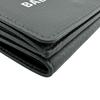BALENCIAGA 551921 Compact wallet leather Every day Tri-fold wallet Dark gray leather Used