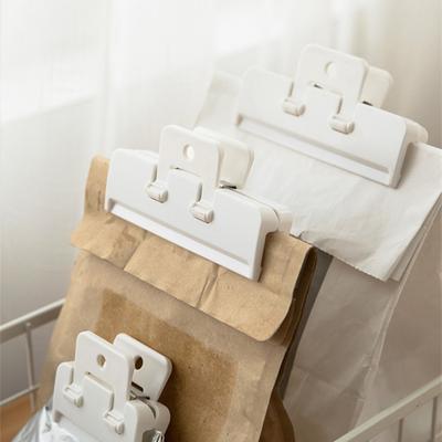 2Pcs Multipurpose Plastic Bag Clips Portable Large Food Bread Storage Clip Chip Bag Snack Seal Sealing Bag Clips Kitchen Utensil