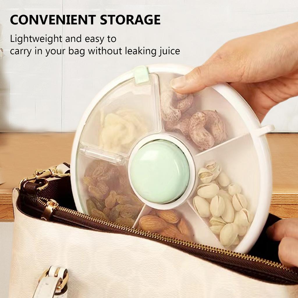 Suport organizator pentru gustări pentru copii Cutie convenabilă de depozitare pentru fructe Soluție convenabilă de depozitare pentru diverse gustări și produse uscate