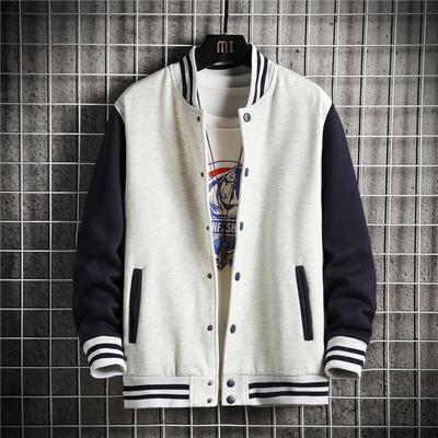 Men's Casual Plus Size Loose Jacket Trendy Brand Baseball Jersey Fashion Bomber Jacket