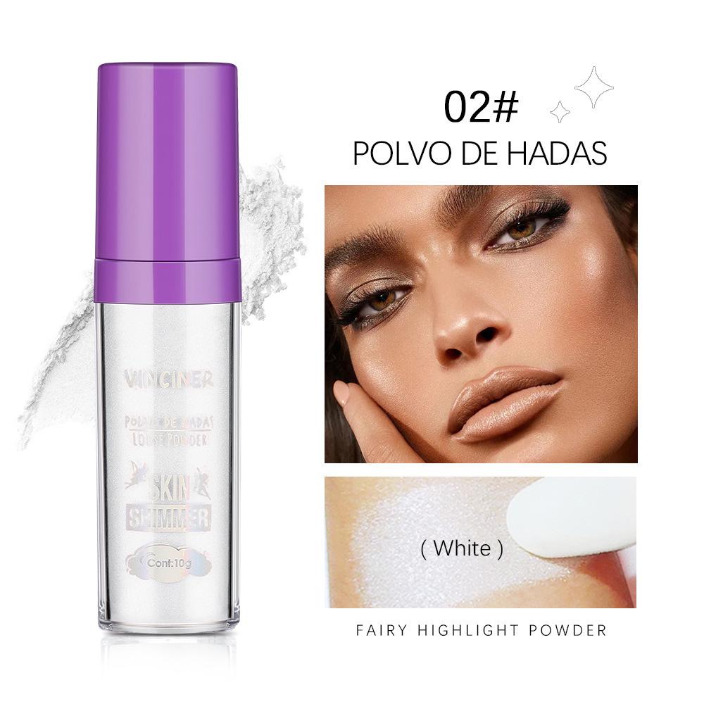 

Фея Хайлайтер: 3D Контур, Осветляющая фиксирующая пудра, Сияние тела 10G