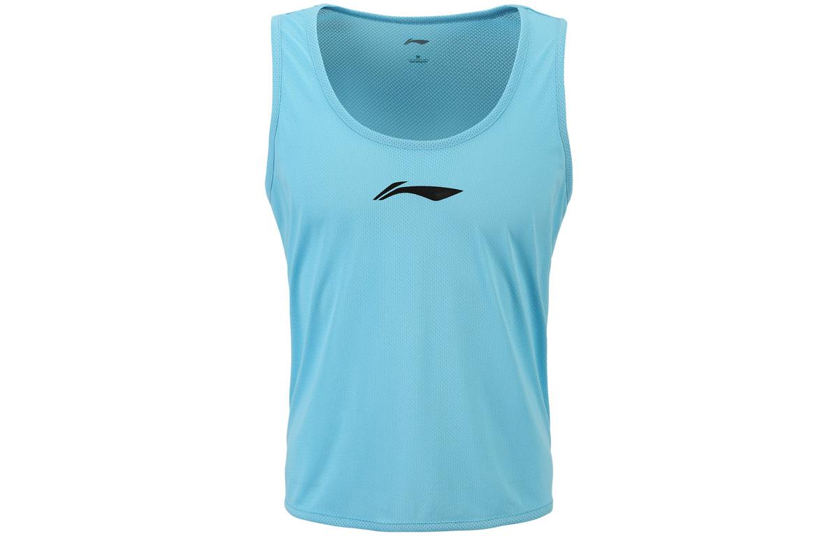 Li Ning Tank Tops Unisex Lake Blue Crew Neck Moderate Other AVSK297-5 M