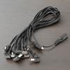 Daisy Chain Cable 1 To 3 5 8 Guitar Effects Pedal Power Supply Splitter Wire 9V DC Adapter Plug Power Cord Guitar Accessories