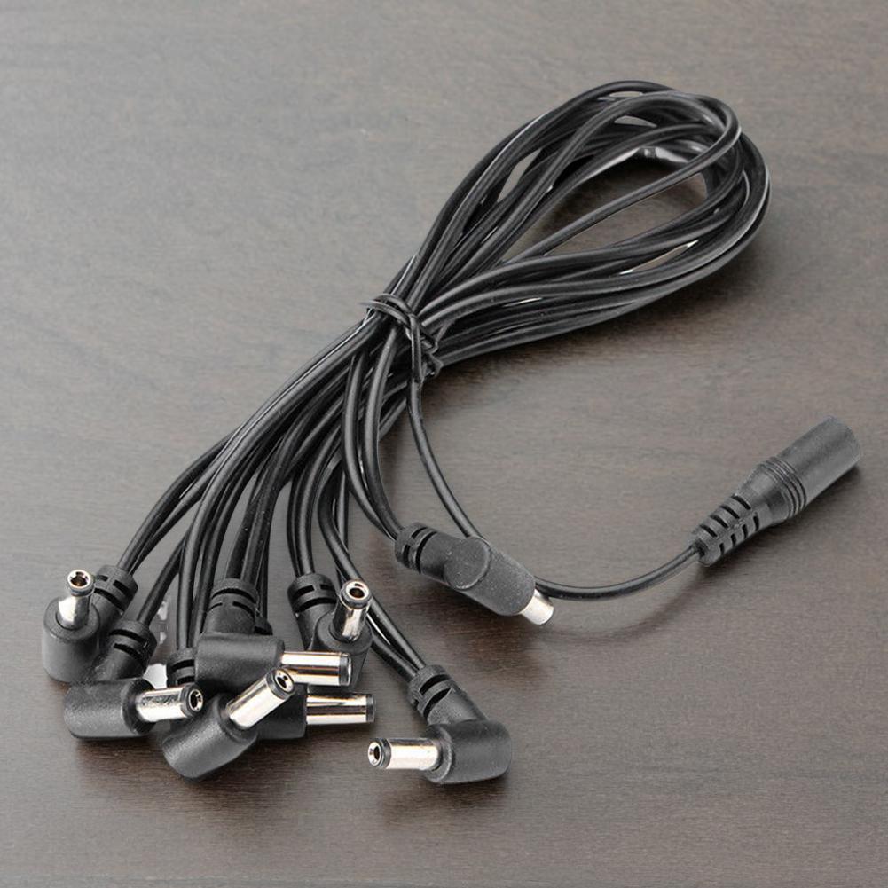 Daisy Chain Cable 1 To 3 5 8 Guitar Effects Pedal Power Supply Splitter Wire 9V DC Adapter Plug Power Cord Guitar Accessories