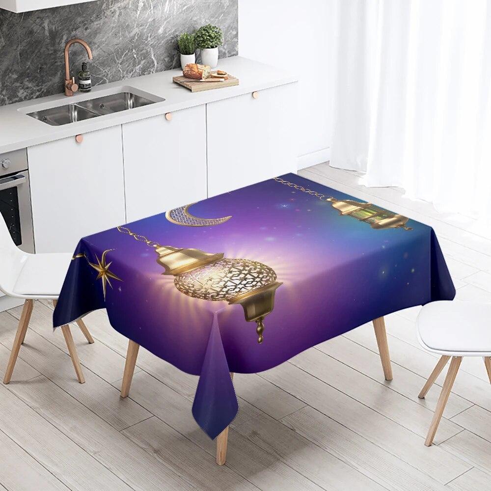 

Скатерть для украшения праздника, водонепроницаемая и маслостойкая скатерть, украшение для ресторана, кухни, стола 140x140cm