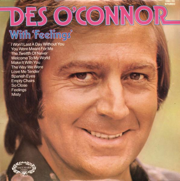 

LP Record DES O CONNOR - With Feelings HMA255 Hallmark Record 1975 UK Pop Used