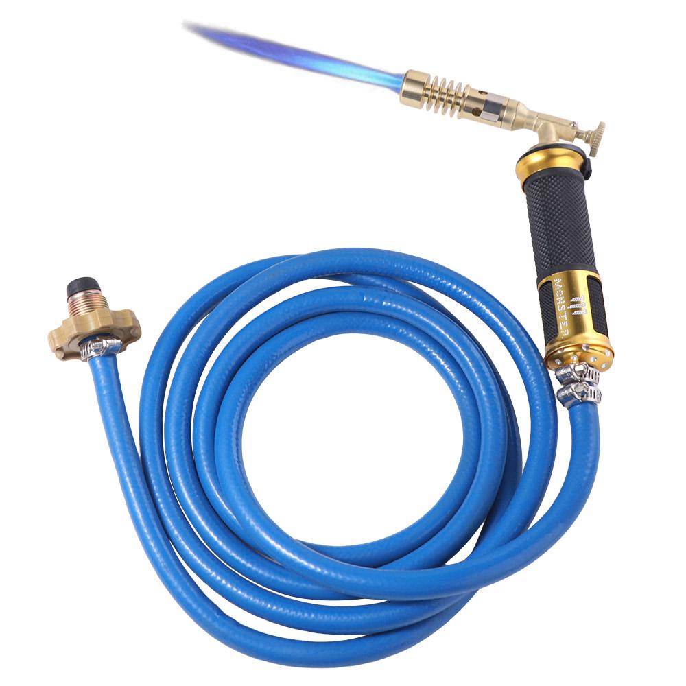 High Temperature Liquefied Propane Torch Copper Soldering Tool Blue Flame Welding Torch  Heating