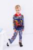 Boys’ Classic Pajama Set – Lightweight Cotton Knit & Button Detail, Any Season, 6077-002-33-4 HC