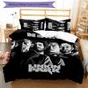 3pcs Custom Name Cartoon Linkin Park Bedding Set Duvet Cover Closure Includes 1 Duvet Cover & 2 Pillowcases for All Seasons Bedroom Decor