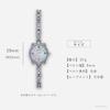 Fieldwork Analog Watch with Antique Metal Band and Accessory Amel Antique Women's Buckle, Silver, JN032-4