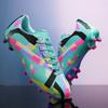 Low-top football shoes tf broken nails artificial flat AG nails leather feet boys and girls children and adolescents students training shoes