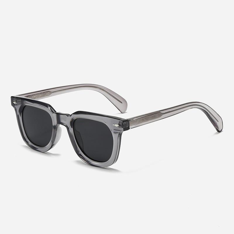

Trendy Lady Square Frame Sunglasses Uv400 Antiglare For Beach And Casual Wear Gray