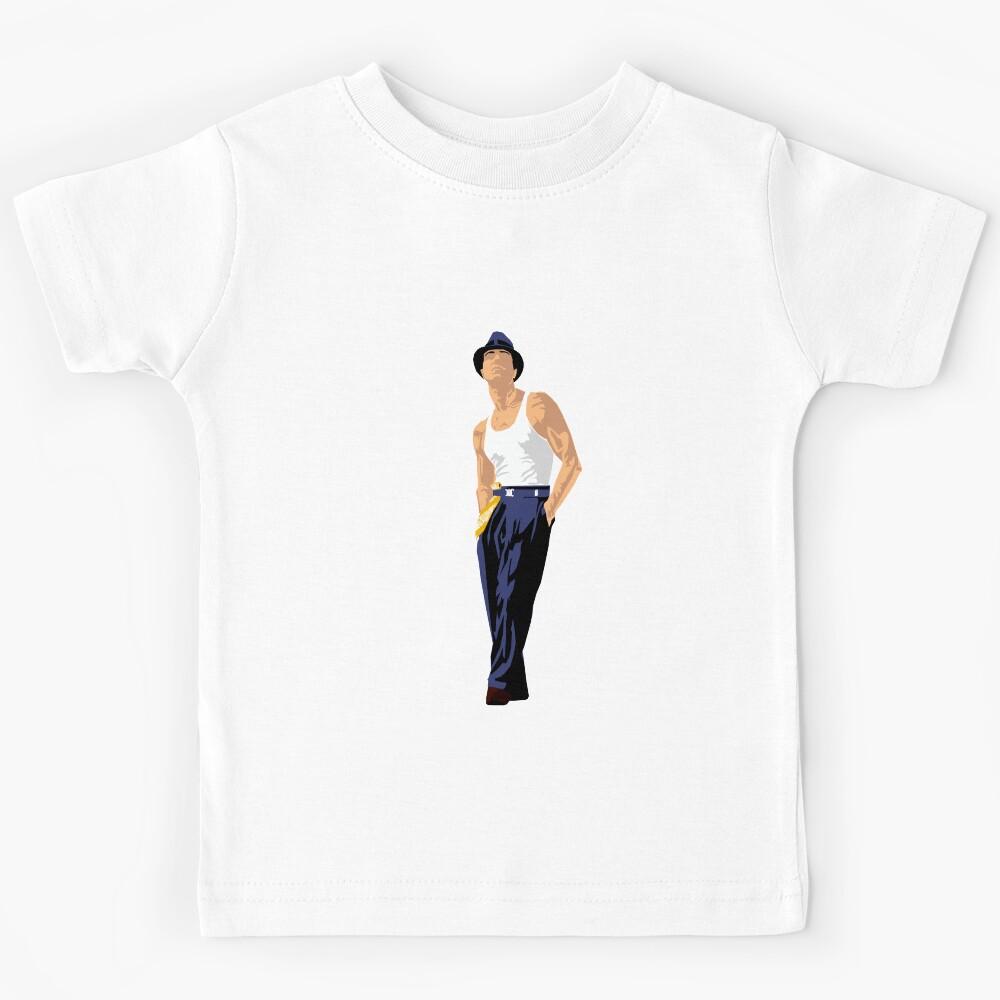 Mexican Cholo Man / Vintage Chicano Mechanic Kids T-Shirt 160