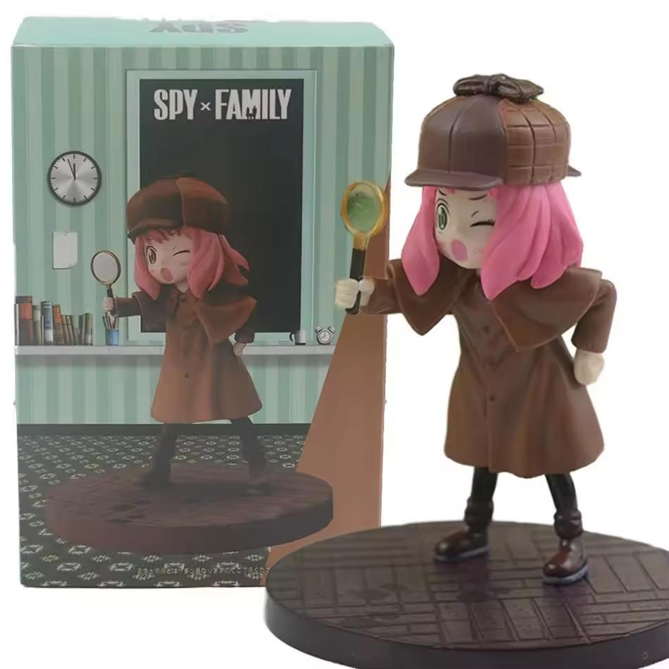 13CM Anime Anya Forger Figure Gekijouban Spy × Family Code White Kawayi Cute Model Toy Gift Collection Set Toy Action Figure