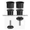 Sun Umbrella Base Hole Ring & Plum Blossom Screw Tube Sleeve - Replacement Parts & Plastic Accessories