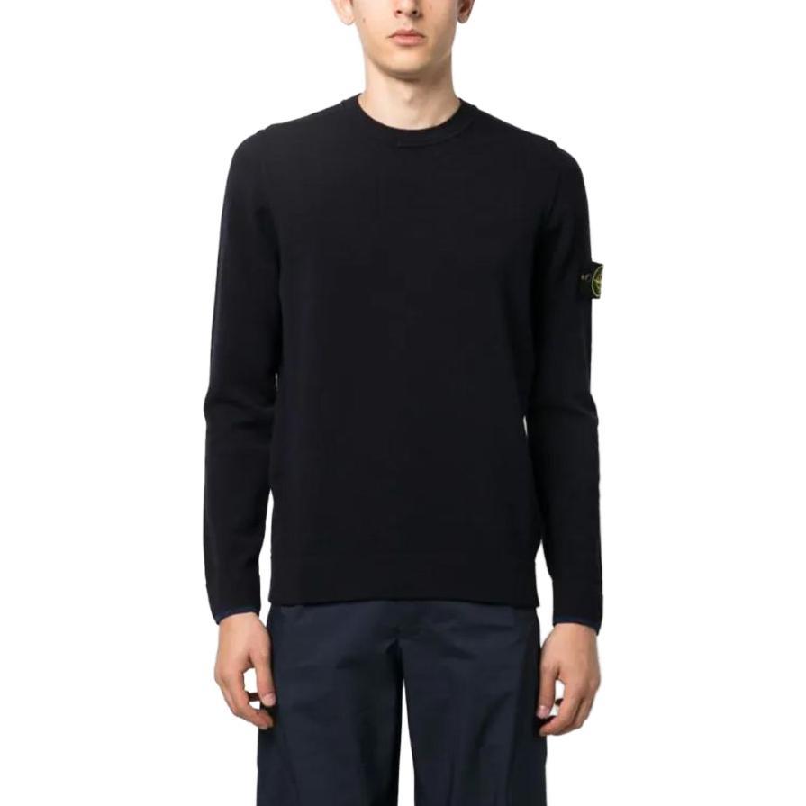 STONE ISLAND Wool Knit 'Black' Men's 7915526A1-V0020