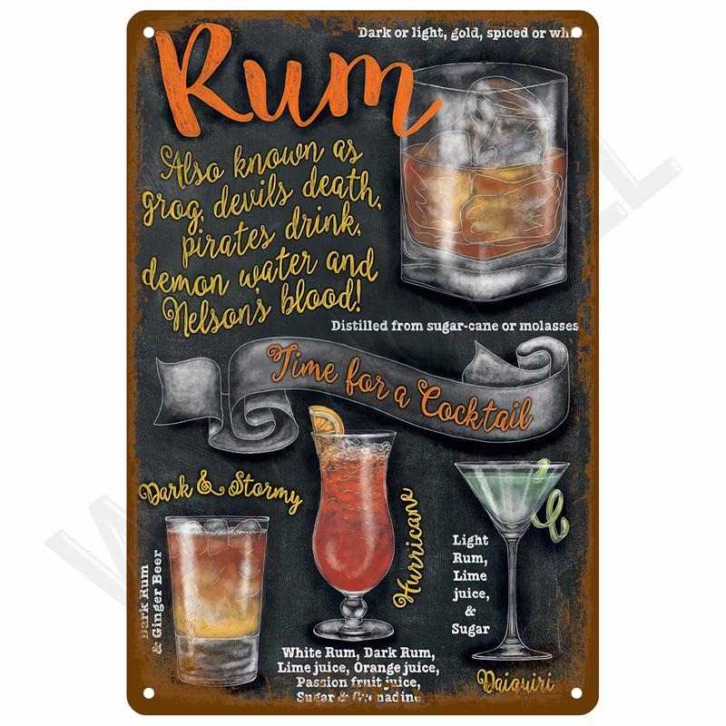 Vintage Tin Sign Home Decor Elementy Dekoracji Ściennej Sztuka Ścienna Mural Elementy Dekoracji Pokoju Dekoracje Mężczyźni Retro Metalowa Tabliczka Znakowa Bar Plakaty