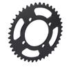 Zahnkranz hinten Schwarz Stahl 76mm 41 Zähne Hinterrad-Kettenrad für Elektrofahrräder Motorräder Strandfahrzeuge