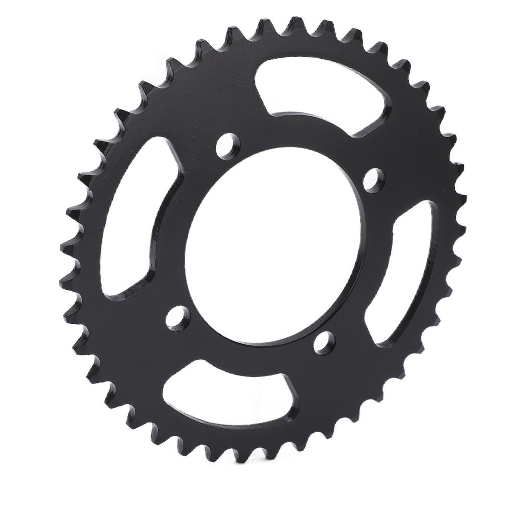 Zahnkranz hinten Schwarz Stahl 76mm 41 Zähne Hinterrad-Kettenrad für Elektrofahrräder Motorräder Strandfahrzeuge