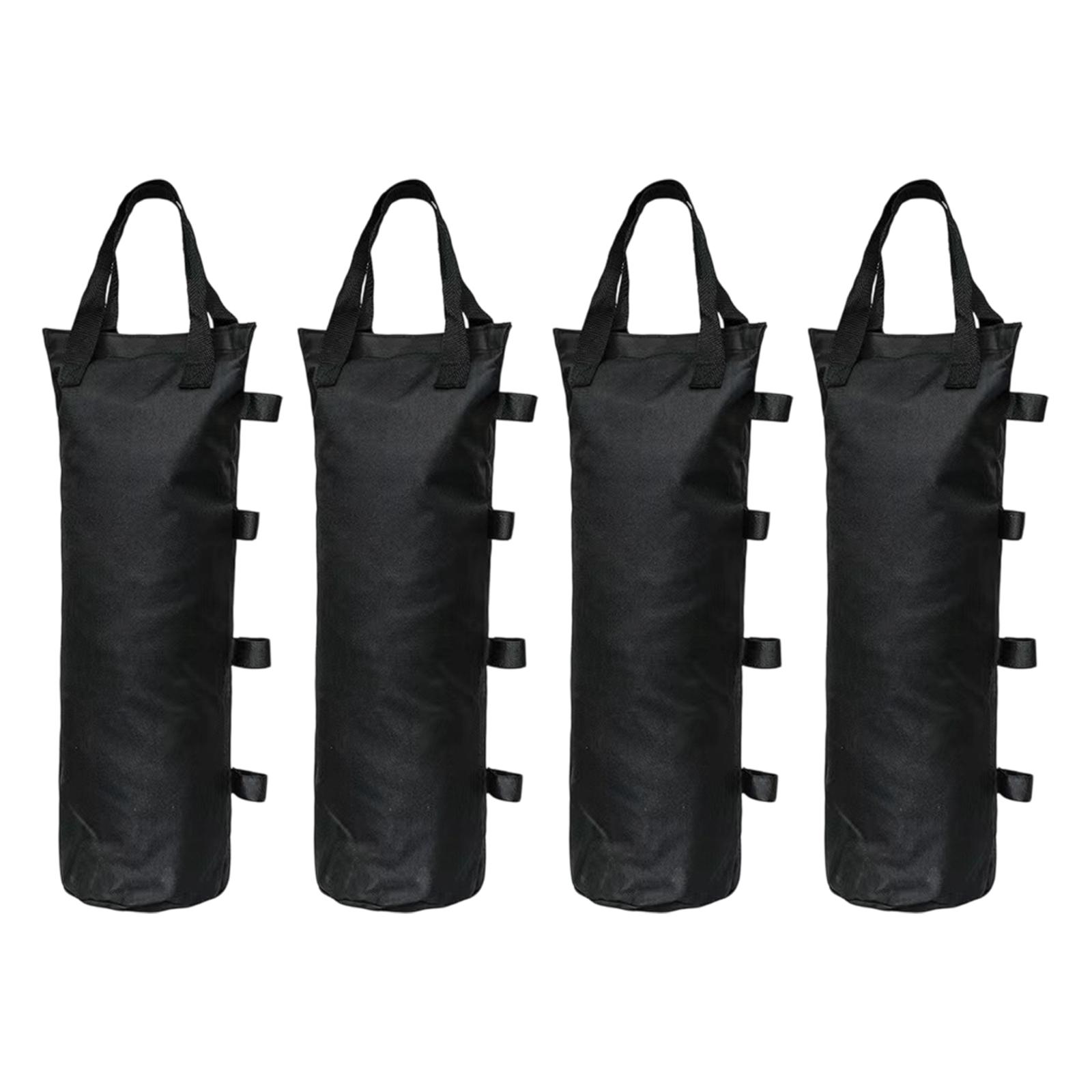 

Heavy Duty Sandbag Set 4pcs with Top Zipper Closure and Dual Handle Design for Secure Grip and Versatile Use in Fitness and Training S чорний