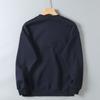 Trade Export Surplus Comfortable Breathable 3D Embroidered Crew Neck Pullover Sweatshirt for Men, Spring and Autumn Sports Casual Base Layer Shirt