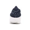 Nike Footscape Woven Comfortable Shock Absorbing Slip Resistant Durable Low Top Lifestyle Shoes Women sneakers Gray Blue 917698-400