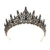 Queen Crown Rhinestone Birthday Headband - Alloy Bride Party Tiara Hair Accessory