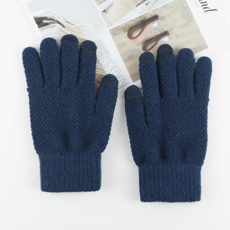 REACH STAR Japanese Corn Pattern Wool Blend Knitted Gloves