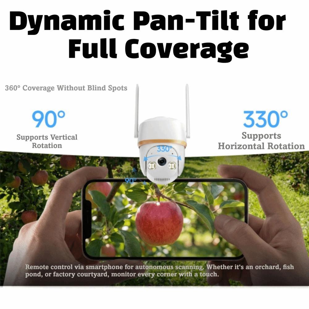 Night Vision HD WiFi Surveillance Camera Weatherproof 4G Network IP Camera  Outside