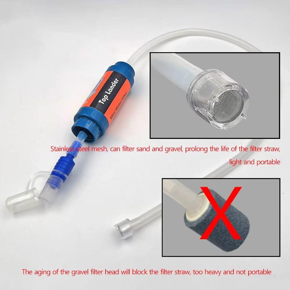 Straw Mini Water Filter Straw Purifier Drinking Water Filtering Straw  Outdoor