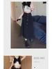 2024 Summer Black High-Waist Denim A-Line Skirt for Women - Available In Large & Small Sizes