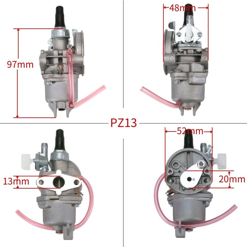 13mm PZ13 Motorcycle Carburetor For 2 Stroke 47cc 49cc Engine Mini MotorBike Quad ATV Dirt Bike Carb