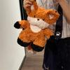 Soft Fluffy Fox Plush Toy Cute Cartoon Animal Red Good Night Fox Stuffed Doll Girls Lover Valentine's Gift Pillows