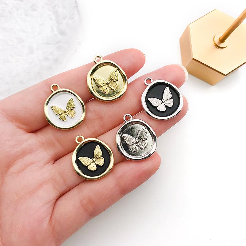 Classic Butterfly Alloy Pendant for DIY Jewelry