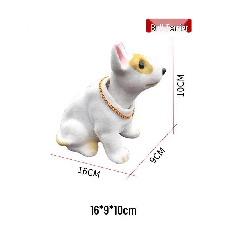 

Полимерные фигурки-болванчики собаки - Милые, креативные украшения на центральную консоль для интерьера автомобиля
