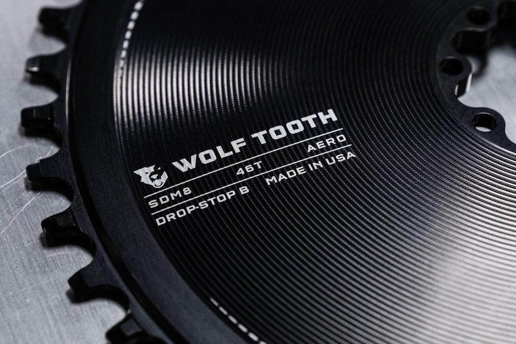 Wolf Tooth Direct Mount Aero Aynakol Dişlisi SRAM için 46T 8 Cıvata