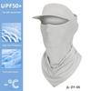 Face Guard Neck Gaiter Hat Breathable Windproof UV Protection Men Women Multi-Purpose Summer Outdoor Ice Silk Visor