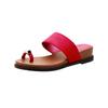 Grape mother of the same style, summer new one-word with set of toes flip-flops flat bottom toe cool slippers for women to wear outside