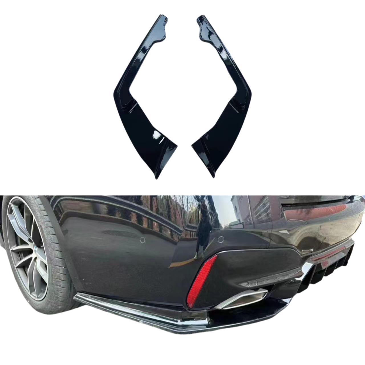 

BMW 5 Series G30/G38 Rear Bumper Corner 3D Style Kit (2018-2023) Gloss Black