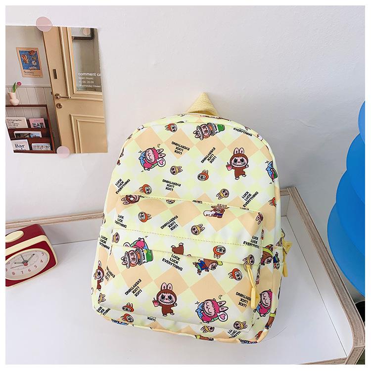 

Школьный рюкзак Labub новый рюкзак размер класс дошкольный детский школьный рюкзак повседневный милый мужской и женский школьные рюкзаки Small жёлтый