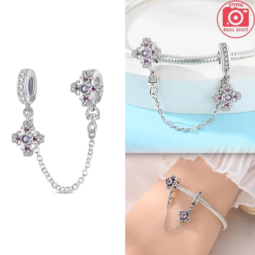 Heart Zircon Charms Original Classic Copper Plated Lotus Angel Beads Fitbracelets Women Diy Jewelry Fine Gifts Jewelry