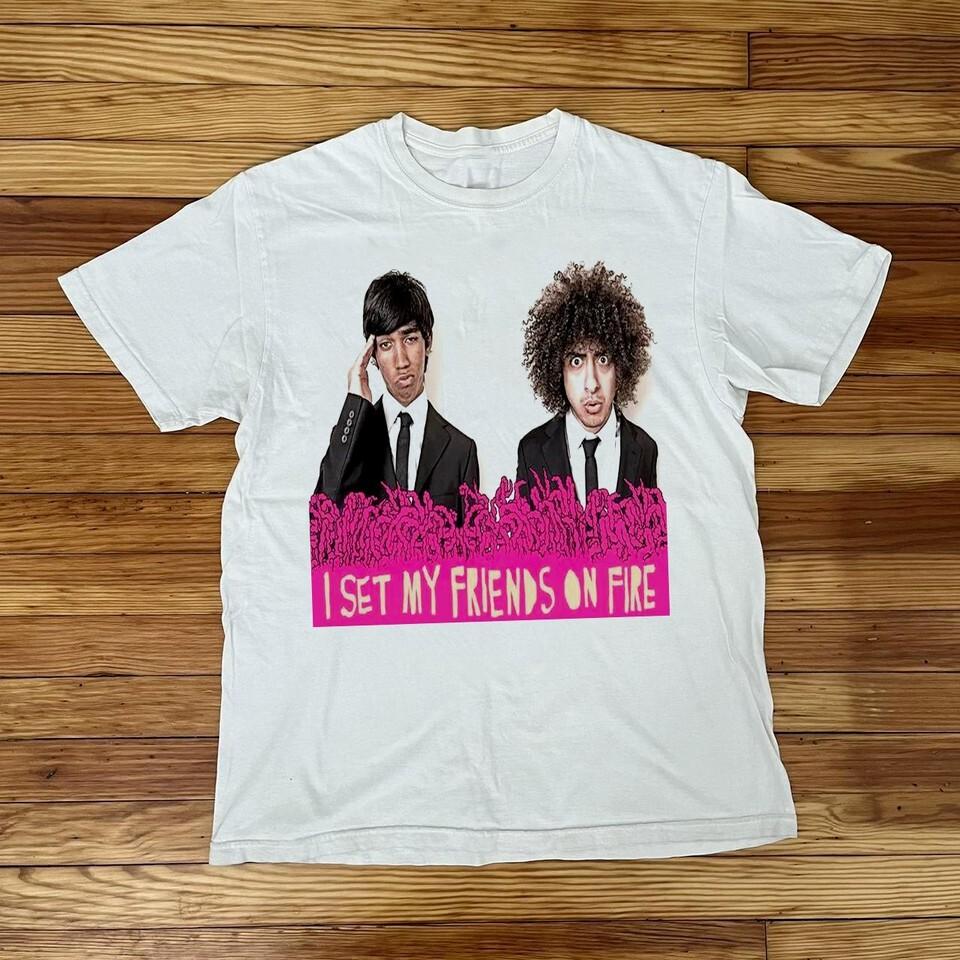 I Set My Friends On Fire Band Set My Friends on Fire White All Size T-Shirt AR85 XXL
